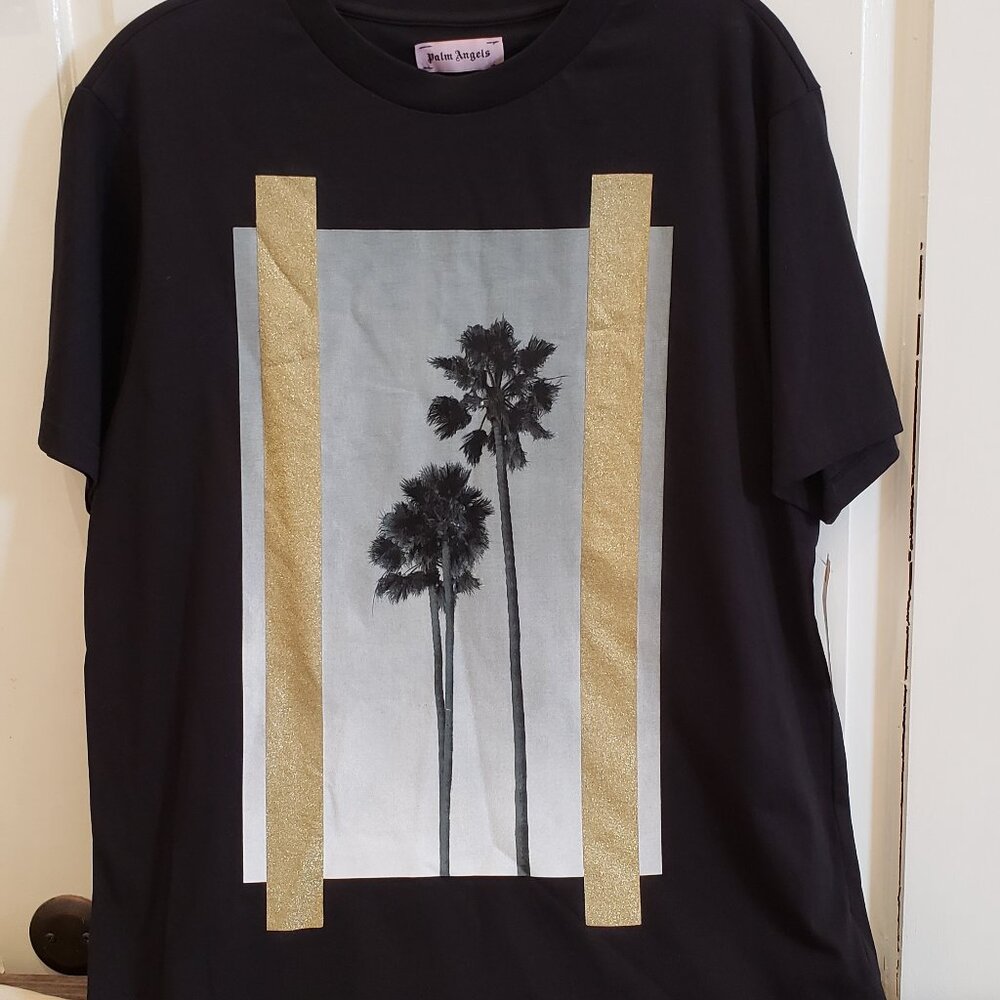Men's Black Palm Angels Tshirt